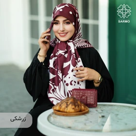 روسری ابریشم کجراه چهل تیکه