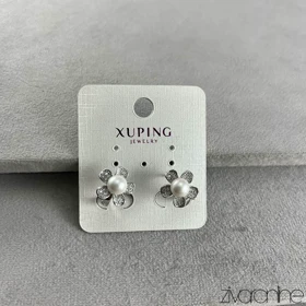 گوشواره زنانه ژوپینگ مدل گل مرواریدی 20388