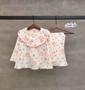 بلوز شلوار ریلی دخترانه