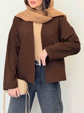 کت برش‌دار جیب نما