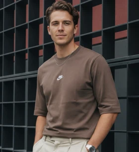 تیشرت پارچه دورس NIKE برش باکس فیت