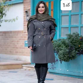 مانتو کتان بلند شیک مدل آینور کد 1471