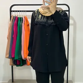 B720- مانتو چین‌دار
