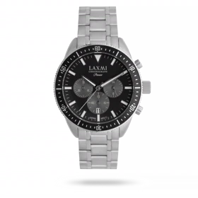 ساعت مچی مردانه لاکسمی بند استیل نقره ای کد Laxmi 8198/5