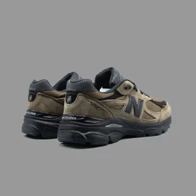 نیوبالانس990 قهوه ای مشکی New Balance 990 MiUSA JJJJound Brown Black