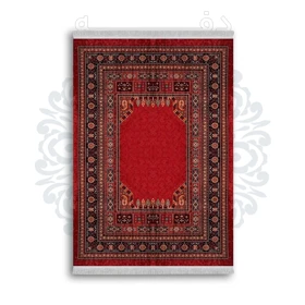 *جدید* فرشینه از جنس پارچه شانل مخمل ترک طرح فانتزی برند دفه کد 142
