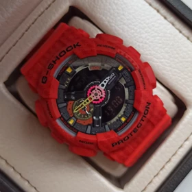 ساعت مچی اسپرت طرح جیشاک 110 رنگ قرمز مات