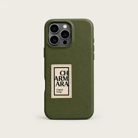 قاب چرم سبز آیفون مدل casey