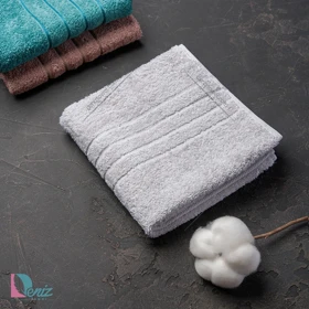 حوله دستی سایمون رنگ طوسی روشن