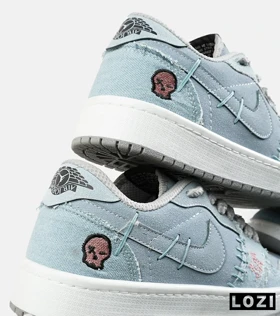 کفش کتانی مردانه و زنانه آبی نایک NIKE jordan Vodoo