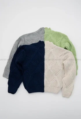 بلوز بافت لوزی کد1004265