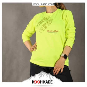 تیشرت آستین بلند IRONMAN طرح FOOTSTEPS