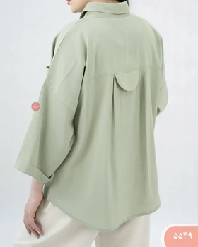 شومیز دو جیب سیلک 5549