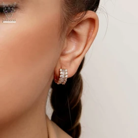 گوشواره الماس لاکچری سوارسکی