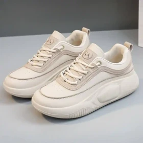 کتانی اسپرت لژدار ترند زنانه کرم Women’s Trend Platform Cream Sneakers