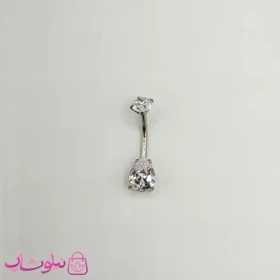 پیرسینگ ناف استیل مدل اشک کد 129