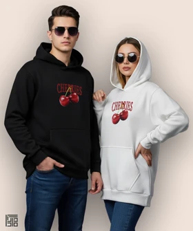 هودی مردانه و زنانه طرح گیلاس چری تابستانی کد 1121