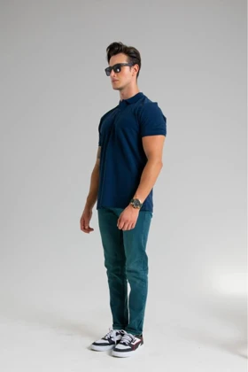تیشرت یقه پولو مردانه hlt-jeans
