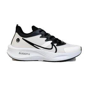 کتانی اسپرت بزرگپا مردانه مدل نایک زوم لبخند Nike zoom رنگ سفید کد 51358