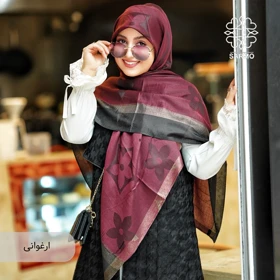روسری نخ ابریشم رافاگل