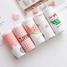 شورت تک زنانه نخ پنبه طرح عروسکی از برند KIDO