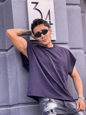 رکابی وست باکسی مراکشی سرمه ای