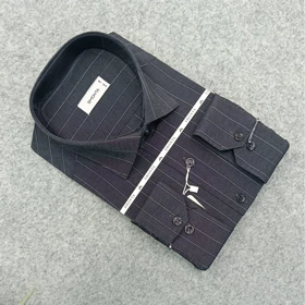 پیراهن استین بلند مردانه ( قواره کلاسیک-قواره معمولی )- پیراهن مجلسی طرحدار مردانه
