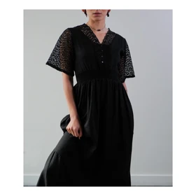 گری پیراهن روزمره black rock dress