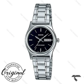 ساعت کاسیو زنانه دو تقویمه LTP-V006D-1B2 سیلور Casio-10330-L