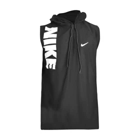 ست رکابی کلاهدار و شلوارک اسپرت نایک مدل HS-3G1057 مشکی