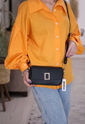 کیف دوشی بغل کناری زنانه پاسپورتی کد: 1599