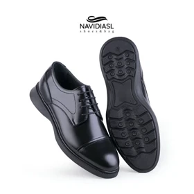 کفش مردانه چرم کد 6018025