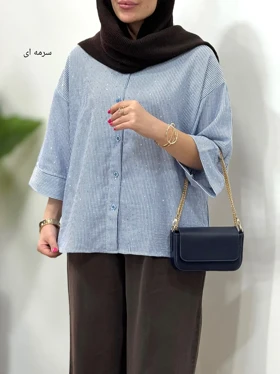 تونیک لینن نگین دوزی یگانه