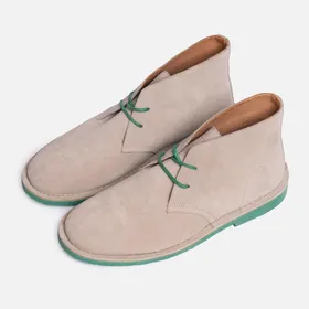 سافاری خاکی سبز جیر دور سبز - Safari Veldskoen C Design Dirty Sand time/Green S Green Line