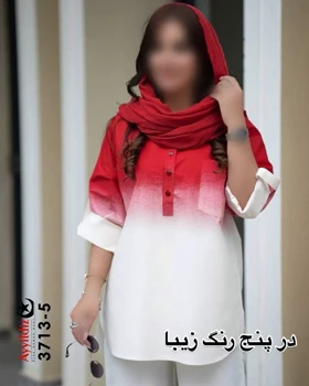 شومیز زنانه مجلسی سایز بزرگ کد 3713