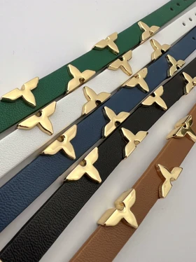 دستبند بند چرمی لویی ویتون