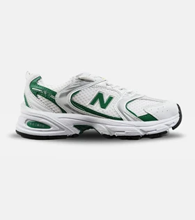 کفش کتانی مردانه و زنانه سفید سبز NEW BALANCE 530
