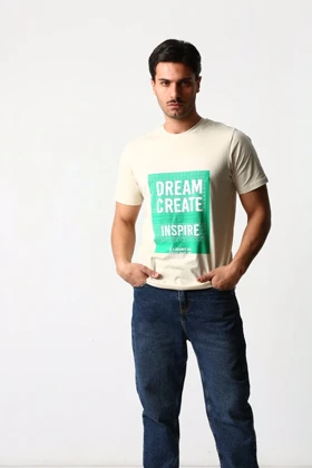 تیشرت آستین کوتاه چاپی