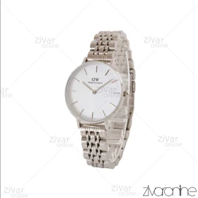 ساعت دنیل ولینگتون زنانه سیلور صفحه سفید مدیوم 104889