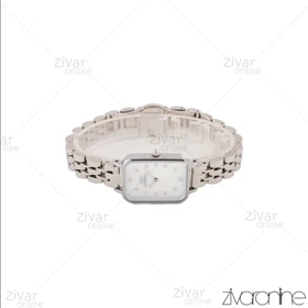 ساعت دنیل ولینگتون کوادرو زنانه سیلور صفحه صدفی ایندکس نگین‌دار 105603