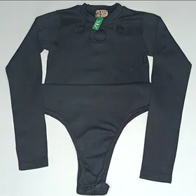 بادی سه اشکی آستین بلند جنس کبریتی مناسب سایز 36 تا 46