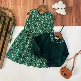 کت سارافون یلدا طرح گل‌گلی