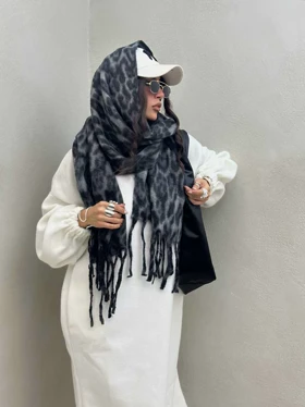 شال گردنی پلنگی