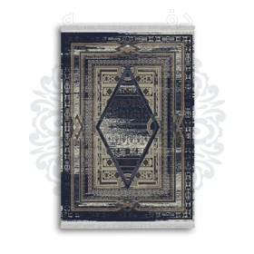 *جدید* فرشینه از جنس پارچه شانل مخمل ترک طرح فانتزی برند دفه کد 1279