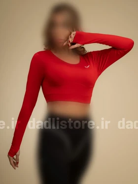 کراپ کاپ‌دار آستین دار فینگر دار بند ضربردی نایکی Nike