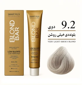 رنگ مو شماره 9.2 بلوند دودی خیلی روشن بلوند بار Blond Bar