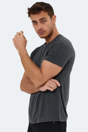 تیشرت مردانه روزالوا خاکستری تیره ST13TE001