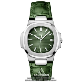 ساعت مردانه پتک فیلیپ بند چرمی Patek Philippe Nautilus L-GS5