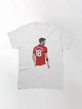 تیشرت ورزشی منچستریونایتد | تیشرت Manchester United F.C طرح Bruno Fernandes MUFC کد 144720