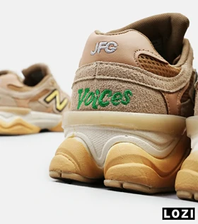 کفش کتانی مردانه کرم قهوه ای NEW BALANCE 9060
